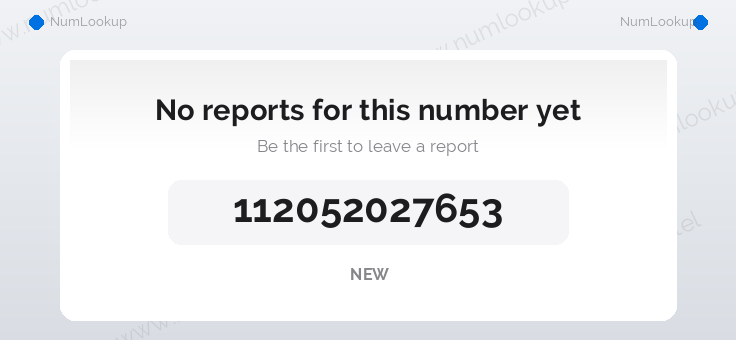 Phone number details for +112052027653