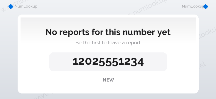 Phone number details for +12025551234